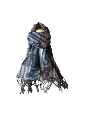 LENÇO DE BAINHA COM FRANJA