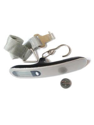 BALANÇA ELETRÔNICA DE MÃO PARA BAGAGEM DIGITAL E COM GANCHO MALA 50KG