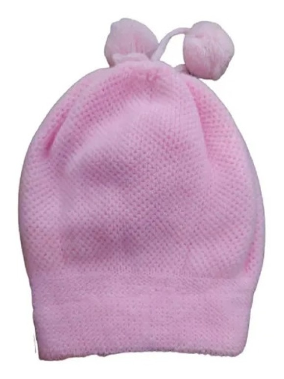 TOUCA INFANTIL TIPO GORRO P/ BEBÊ LISA QUENTINHA