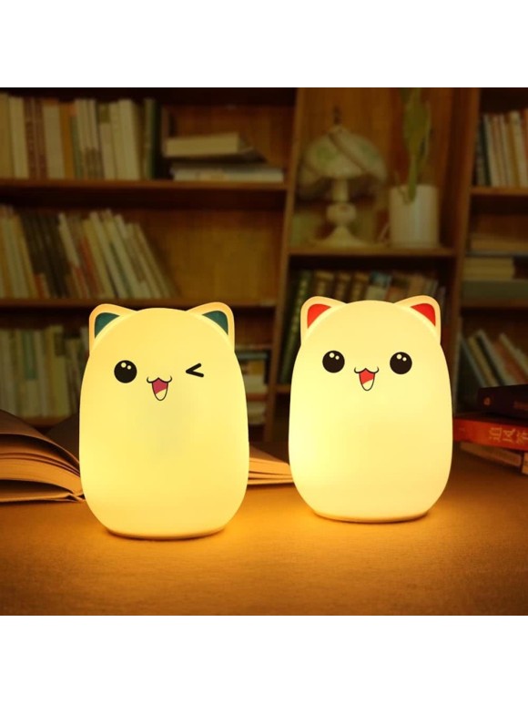 LUMINARIA ABAJUR LED SILICONE HAMSTER TOUCH RECARREGAVEL