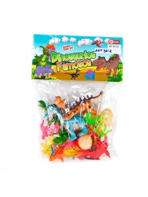 KIT ANIMAIS JURÁSSICOS DINOSSAUROS E ACESSÓRIOS