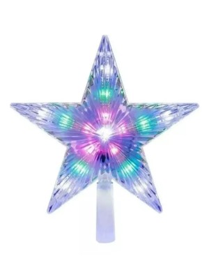 ESTRELA DE NATAL PONTEIRA LED 18CM BIVOLT