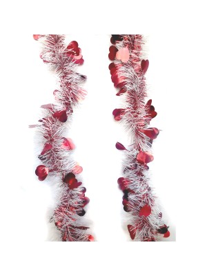 KIT 2 FESTÃO 9CM TIRAS FINAS E CORAÇÕES 2M